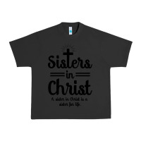 Pigment Black sister in christ Urban Heavy Tee - artisFamous