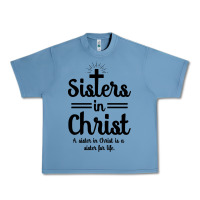 Pebble Blue sister in christ Urban Heavy Tee - artisFamous