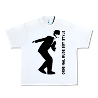 White Original Rude Boy Style Urban Heavy Tee - artisFamous