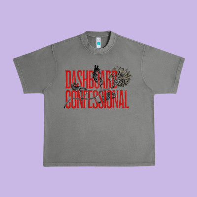 Dashboard Confessional Urban Heavy Tee Designed By Artisfamous