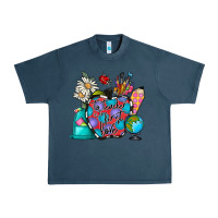 Midnight Navy to teacher is to first love Urban Heavy Tee - CowhideDigitalArt