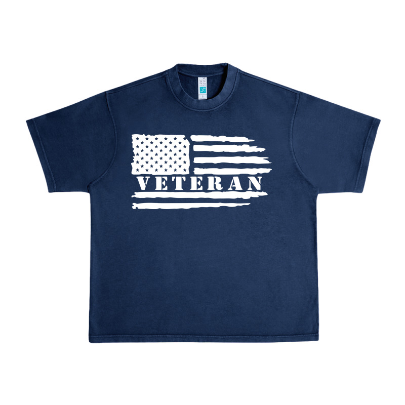American Veteran, Patriotic American Tee, Army Style Sweatshirt Urban Heavy Tee by artisFamous | Teevron