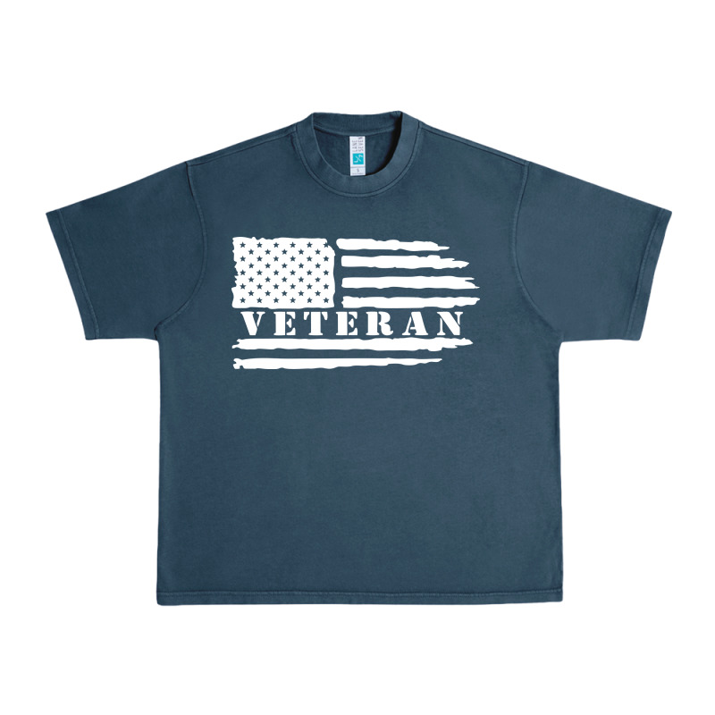 American Veteran, Patriotic American Tee, Army Style Sweatshirt Urban Heavy Tee by artisFamous | Teevron