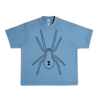 Pebble Blue black widow Urban Heavy Tee - artisFamous