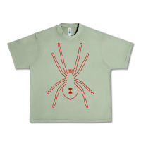 Oil Green black widow Urban Heavy Tee - artisFamous