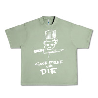 Oil Green bourdain cook free or die Urban Heavy Tee - artisFamous