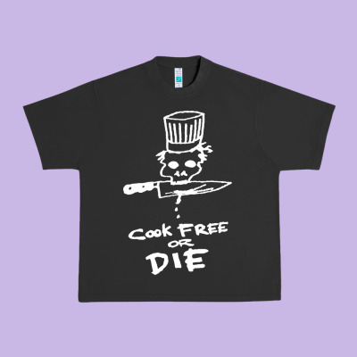 Bourdain Cook Free Or Die Urban Heavy Tee Designed By Artisfamous