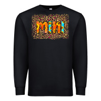 Black Leopard Sunflower Mimi Premium Sweatshirt - RanaPortraitStore