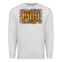 Dove Grey Leopard Sunflower Mimi Premium Sweatshirt - RanaPortraitStore