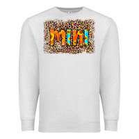 Oatmeal Heather Leopard Sunflower Mimi Premium Sweatshirt - RanaPortraitStore