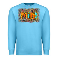 Ocean Blue Leopard Sunflower Mimi Premium Sweatshirt - RanaPortraitStore