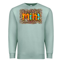 Seafoam Leopard Sunflower Mimi Premium Sweatshirt - RanaPortraitStore