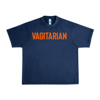 Navy vagitarian Urban Heavy Tee - artisFamous
