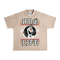 French Oak fro.zen o.l.a.f hug life ugly christmas sweater style shirt Urban Heavy Tee - artisFamous