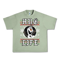 Oil Green fro.zen o.l.a.f hug life ugly christmas sweater style shirt Urban Heavy Tee - artisFamous