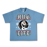 Pebble Blue fro.zen o.l.a.f hug life ugly christmas sweater style shirt Urban Heavy Tee - artisFamous