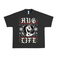 Pigment Black fro.zen o.l.a.f hug life ugly christmas sweater style shirt Urban Heavy Tee - artisFamous