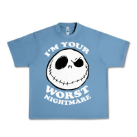 Pebble Blue j.a.c.k  skel.ling.ton  worst nightmare t shirt Urban Heavy Tee - artisFamous