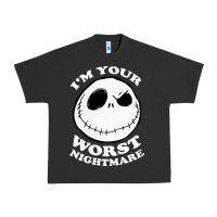 Pigment Black j.a.c.k  skel.ling.ton  worst nightmare t shirt Urban Heavy Tee - artisFamous