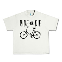 Pistachio ride or die bicycle Urban Heavy Tee - artisFamous