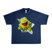 Navy kermit the frog Urban Heavy Tee - artisFamous