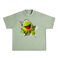 Oil Green kermit the frog Urban Heavy Tee - artisFamous