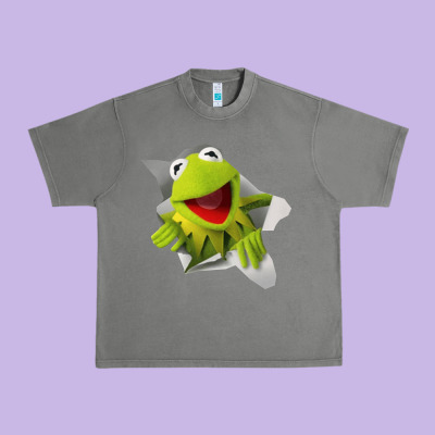 Kermit The Frog Urban Heavy Tee Designed By Artisfamous