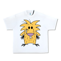 White norbet angry beaver Urban Heavy Tee - artisFamous