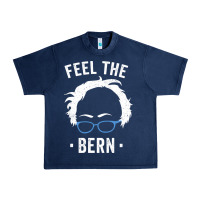 Navy bernie sanders for now Urban Heavy Tee - artisFamous
