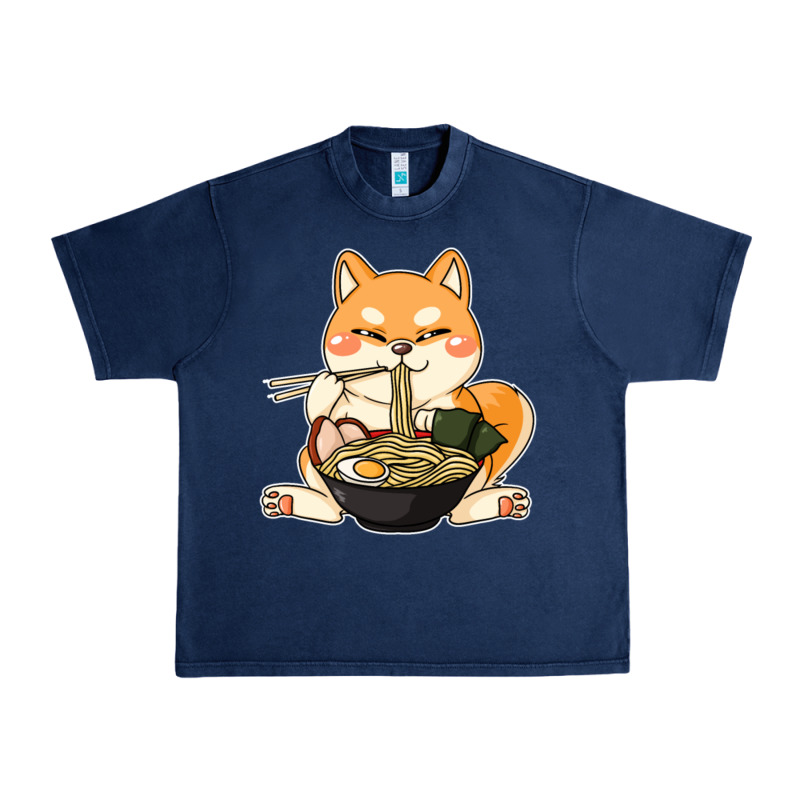 Shiba Inu Dog Ramen Urban Heavy Tee by artisFamous | Teevron
