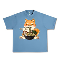 Pebble Blue shiba inu dog ramen Urban Heavy Tee - artisFamous
