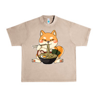 French Oak shiba inu dog ramen Urban Heavy Tee - artisFamous
