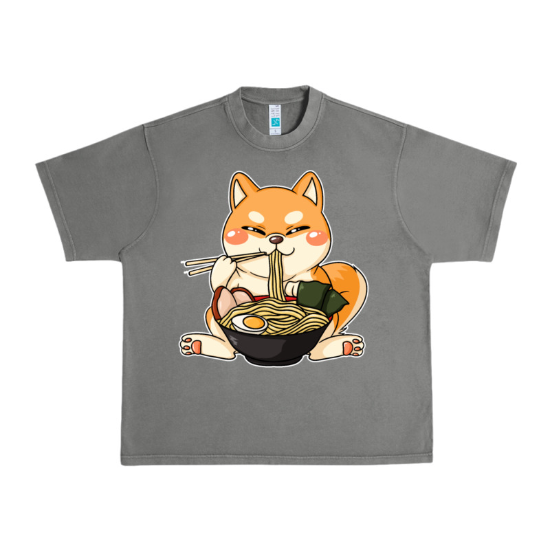 Shiba Inu Dog Ramen Urban Heavy Tee by artisFamous | Teevron