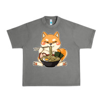 Tornado shiba inu dog ramen Urban Heavy Tee - artisFamous