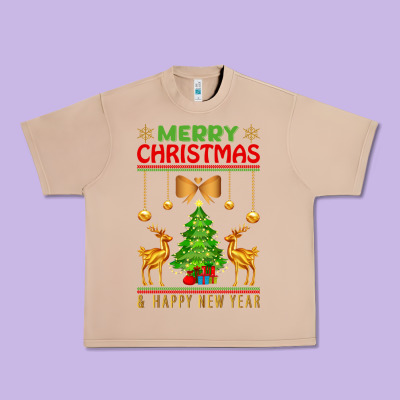 Merry Christmas Urban Heavy Tee Designed By Artisfamous