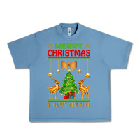 Pebble Blue merry christmas Urban Heavy Tee - artisFamous
