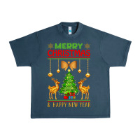 Midnight Navy merry christmas Urban Heavy Tee - artisFamous