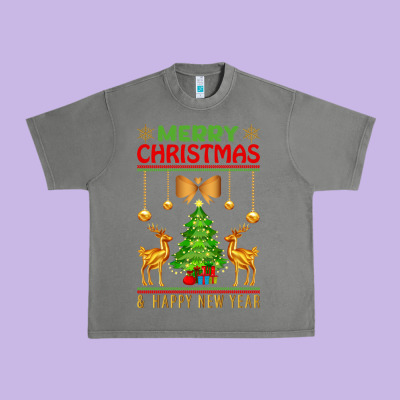 Merry Christmas Urban Heavy Tee Designed By Artisfamous