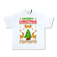 White merry christmas Urban Heavy Tee - artisFamous