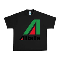 Black alitalia Urban Heavy Tee - artisFamous