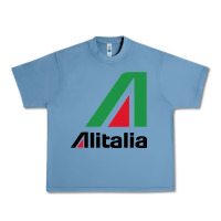 Pebble Blue alitalia Urban Heavy Tee - artisFamous