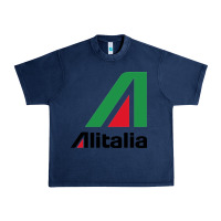 Navy alitalia Urban Heavy Tee - artisFamous
