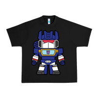 Black soundwave transformers chibi Urban Heavy Tee - artisFamous
