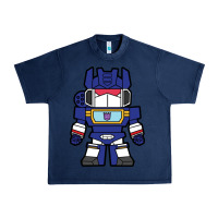 Navy soundwave transformers chibi Urban Heavy Tee - artisFamous