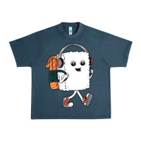 Midnight Navy sushi cool Urban Heavy Tee - artisFamous