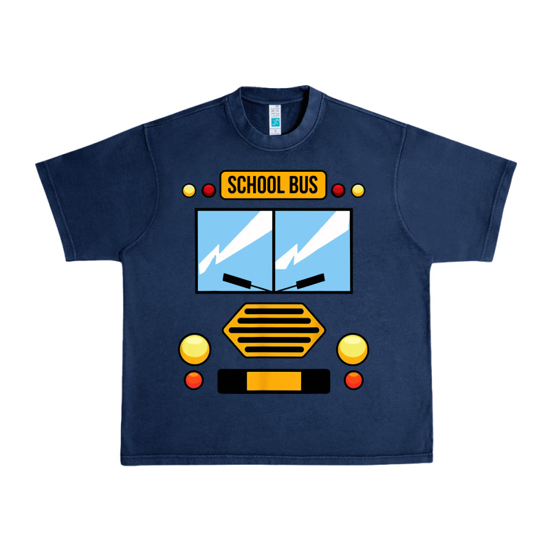 School Bus Costume Cool Halloween Urban Heavy Tee by artisFamous | Teevron
