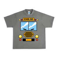 School Bus Costume Cool Halloween Urban Heavy Tee | Teevron