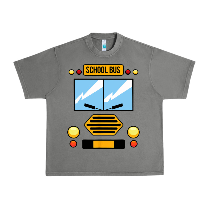 School Bus Costume Cool Halloween Urban Heavy Tee by artisFamous | Teevron