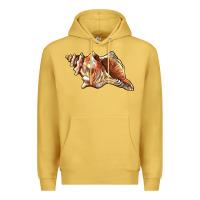 Antique Gold sea   shell Premium Hoodie - BarkalooDesign
