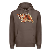 Coffee sea   shell Premium Hoodie - BarkalooDesign